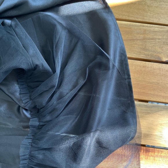 ADRIANNA PAPELL BLACK SEQUIN STRAPLESS COCKTAIL DRESS – P6 - Picture 8 of 8